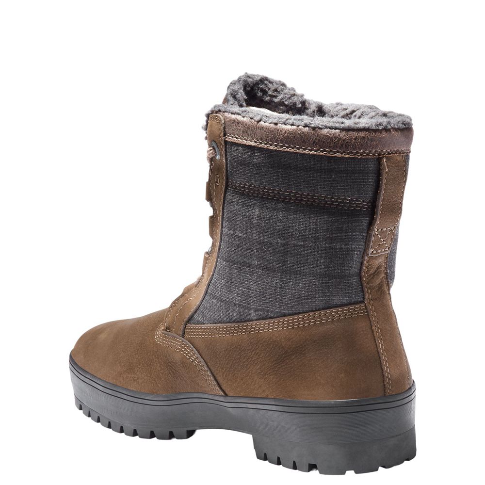 Bocanci De Zapada Timberland Barbati Maro Inchis - Spruce Mountain Waterproof - Romania - NZTSVQ893